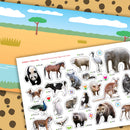 しゃしんシールブック（どうぶつ）