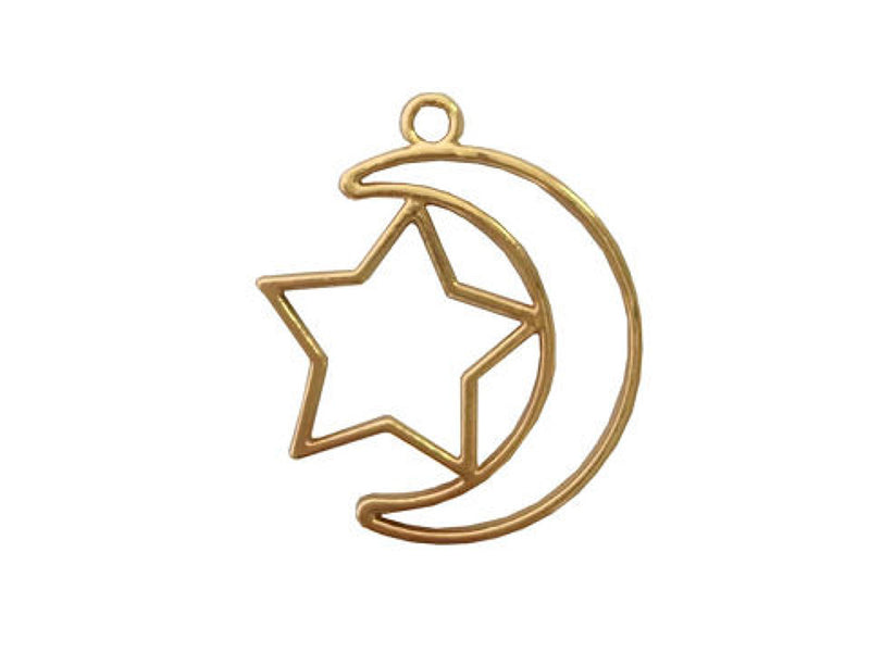 UVレジン用フレーム（スタームーン、4個）