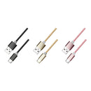 充電・転送ケーブル（Ｔｙｐｅ－Ａ－Ｔｙｐｅ－Ｃ、２ｍ、２Ａ、アルミプラグ、メッシュケーブル）