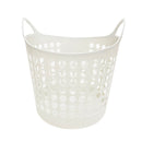 ランドリーバスケット（ドット）直径３２ｃｍ×高さ３４ｃｍ