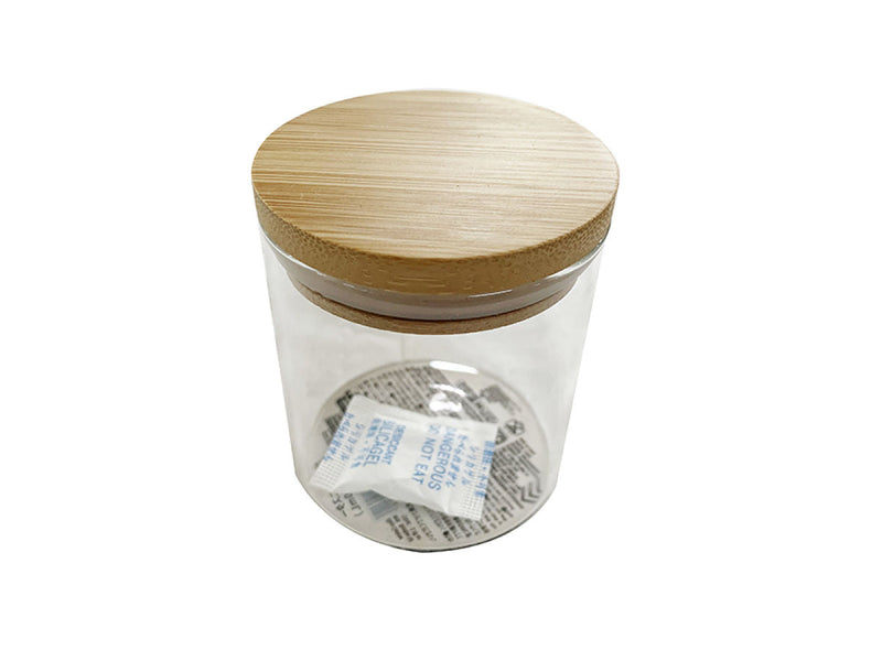 ガラスキャニスター（竹蓋付）１５０ｍＬ