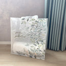 クリアバッグ（リーフ柄B_39cm×41cm×15cm）