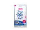 取っ手付ゴミ袋（半透明、２５枚）２０Ｌ