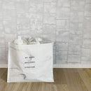 ショッピングバッグ（大理石柄、35cm×40cm×20cm）