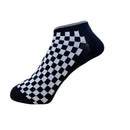 ショートソックス（抗菌防臭、３足組、トラッド柄、２５ｃｍ－２７ｃｍ）