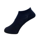 女性用ショートソックス（抗菌防臭、直角、黒無地、３足組）