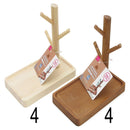 木製収納ラック（ツリー型）