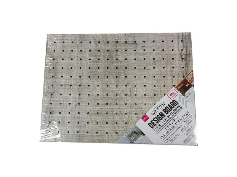 デザインボード（30cm×40cm、ホワイト／ブラウン）