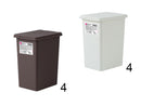 蓋付ゴミ箱（スクエア、３Ｌ）
