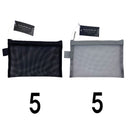 メッシュペンケース黒、グレー