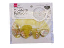コンフェッティバルーン（約１２インチ、５個、リボン）