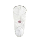 ガラス花瓶（円筒型、高さ約２０ｃｍ）