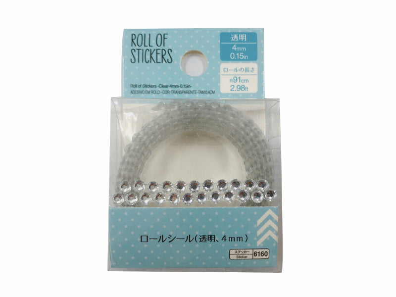 ロールシール（透明、４ｍｍ）