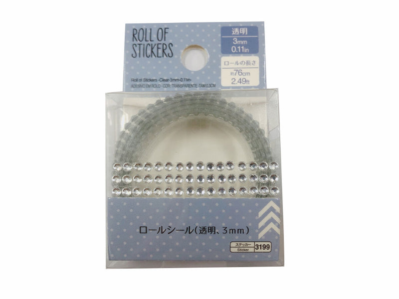ロールシール（透明、３ｍｍ）