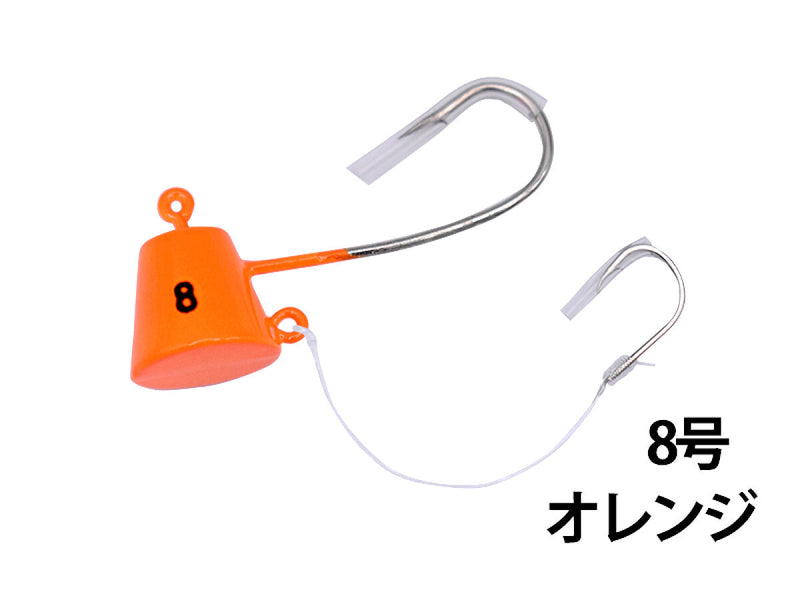 ひとつテンヤ（8号、オレンジ） -100均 通販 ダイソーオンライン
