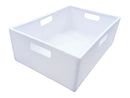 組立収納ＢＯＸ（ＳＱＵーＡＩＲ、白）３８ｃｍ×２６．６ｃｍ×１３．２ｃｍ