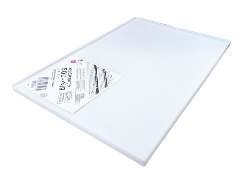 組立収納ＢＯＸフタ（ＳＱＵーＡＩＲ、白）３８．６ｃｍ×２７．２ｃｍ