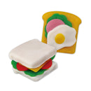こむぎねんどでおままごと（サンドイッチ）