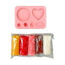 こむぎねんどでおままごと（ホールケーキ）