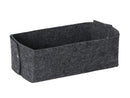 フェルト収納（ダークグレー、２８ｃｍ×１５ｃｍ×１０ｃｍ）