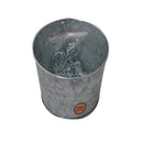 ハンギング鉢カバー（シルバーカラー、φ１５ｃｍ×Ｈ９ｃｍ）