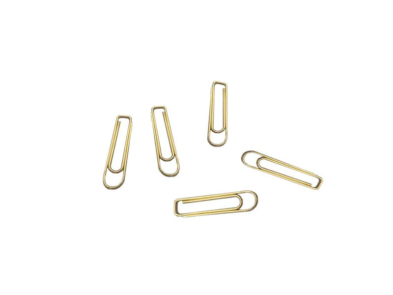 ボトルシリーズゼムクリップ（ゴールドカラー、２３ｍｍ、６０本）