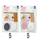 ギフトタグ（フラワー、４０枚）