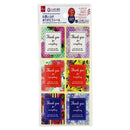 お買い上げありがとうシール（５ｃｍ×５ｃｍ、３０枚）