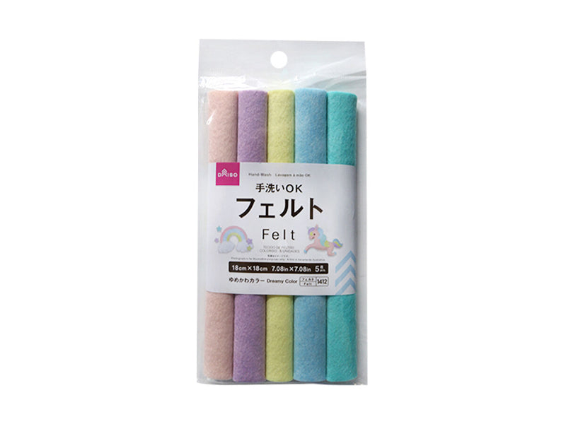 フェルト（ゆめかわカラー、５枚）なし
