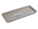 エコ　プランター受け皿（グレー、１４．４ｃｍ×３０．２ｃｍ×２．３ｃｍ）