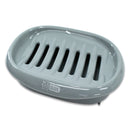 ダブルソープトレー（オリーブ、ファウンテンブルー、１８．９ｃｍ×１２．８ｃｍ×３．９ｃｍ）