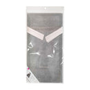 不織布巾着バッグ（シンプルテキスト、プリントリボン、ライトグレー、２８ｃｍ×４２ｃｍ）