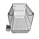 ワイヤーバスケット（ブラック、２６．５ｃｍｘ３６ｃｍｘ２４ｃｍ）