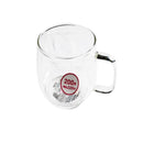 スタッキング耐熱ガラスマグカップ（底スタッキング、４００ｍＬ）