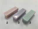 コンパクトホッチキス（１０号針用、ピンク、パープル、ミント）