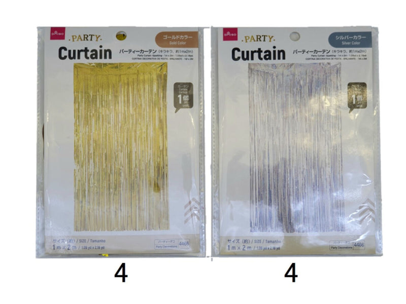 パーティーカーテン（キラキラ、約１ｍｘ２ｍ）