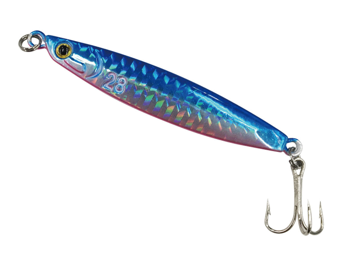 メタルジグ（フラット、28g、ブルピン） -100均 通販 ダイソー