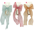 リボンポニー（オーガンジー、カラー）