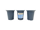 環境配慮型植木鉢（３．５号、φ１１ｃｍ、３個、グレー）