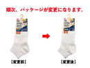 抗菌防臭スクールショートソックス（２２ｃｍ－２４ｃｍ、白）