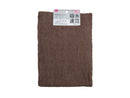 大判バスタオル（吸水速乾、ブラウン）