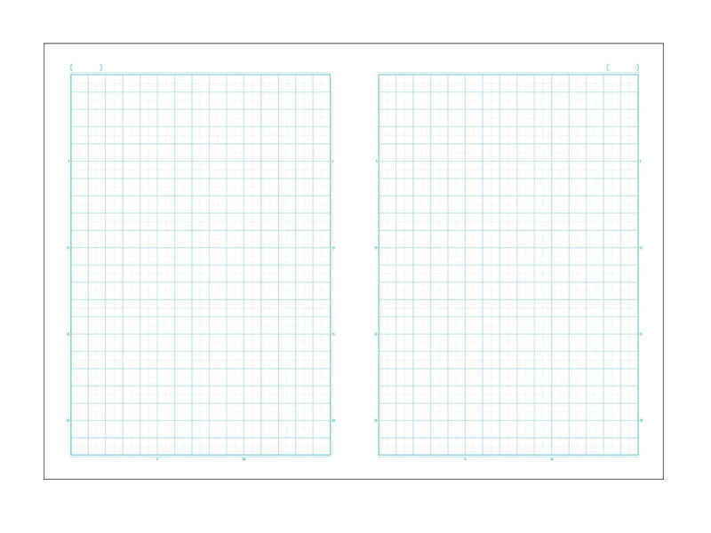 学習帳（セミＢ５、方眼５ｍｍ、３０枚、クラフト）