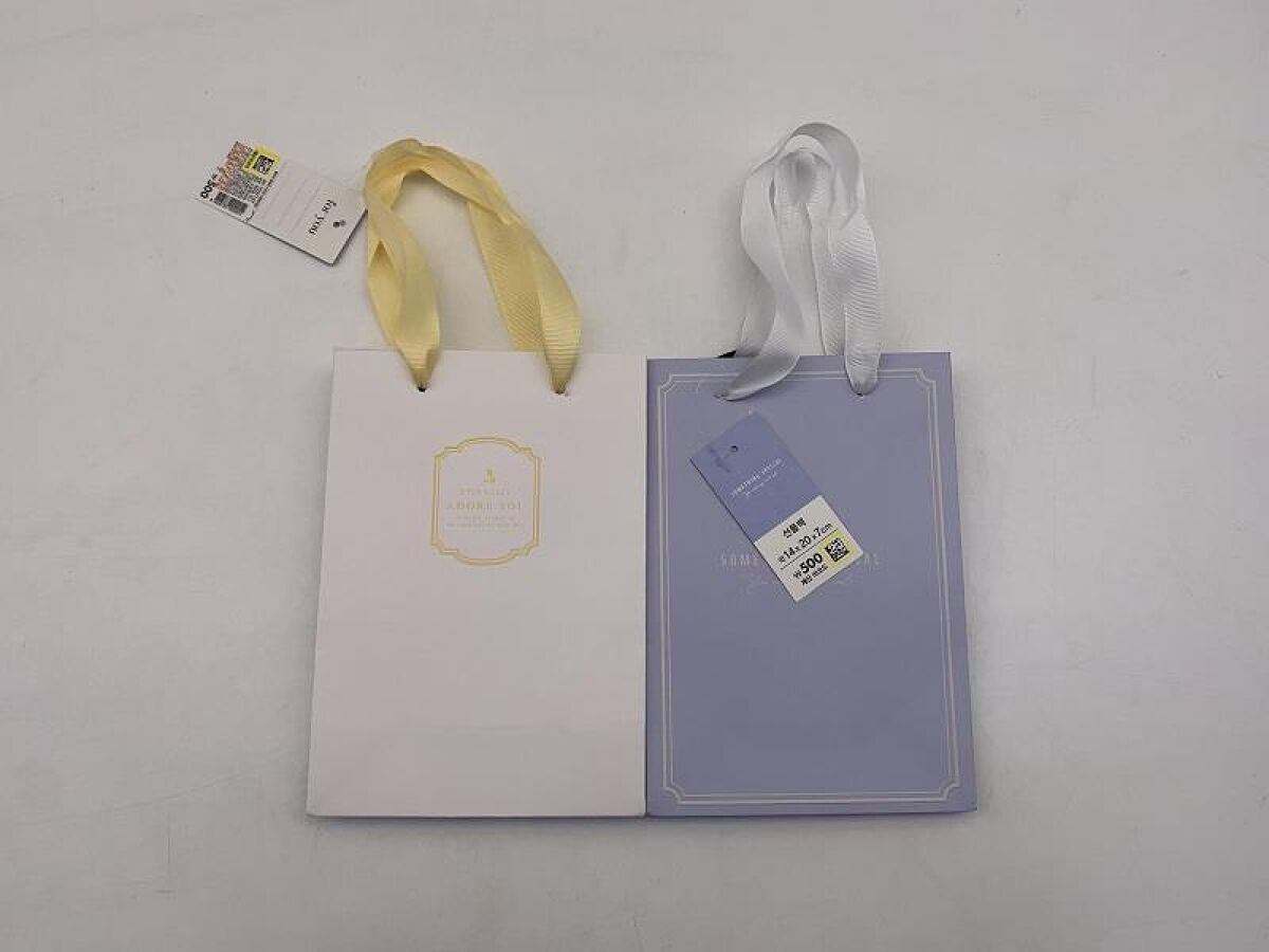 ☆即購入OK☆ギフトバック　大小2枚 4枚セット シンプル 高級感 シンプルデザインギフトバッグ（14cm×20cm×7cm