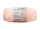 毛糸（リサイクルコットン、ＲＥ３、シェルピンク）４０ｇ