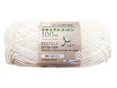 毛糸（リサイクルコットン、ＲＥ１、ホワイト）４０ｇ