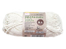 毛糸（リサイクルコットン、極太、ＲＥＧ１、ホワイト）４０ｇ