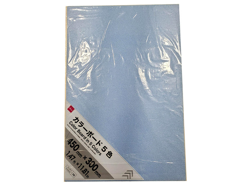 カラーボード５色（４５０ｍｍ×３００ｍｍ×２ｍｍ、５個）