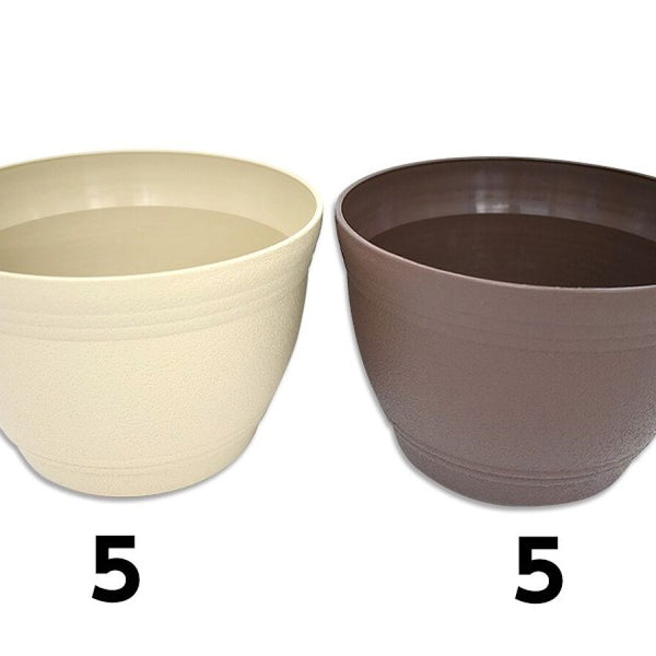 再生プラ配合植木鉢（8号、φ22．7cm） -100均 通販 ダイソー