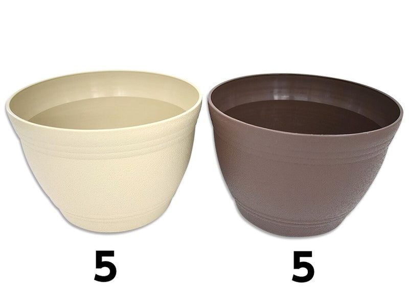 再生プラ配合植木鉢（８号、φ２２．７ｃｍ）