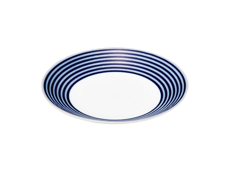 皿（サークル、青、約φ１２ｃｍ）